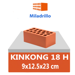 LADRILLO KING KONG 18 HUECOS